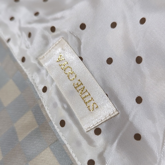 NWOT Stine Goya Sharon Sleeveless Checked Peplum Blouse - Picture 13 of 15